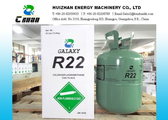 中国 30lb 99.98% 純度の使い捨て可能なシリンダー R22 HCFC 冷却剤 CAS NO.75-45-6 サプライヤー